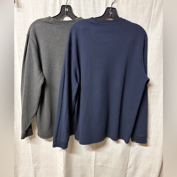 Eddie Bauer Gray and Blue Long Sleeve Shirts - Picture 4 of 4